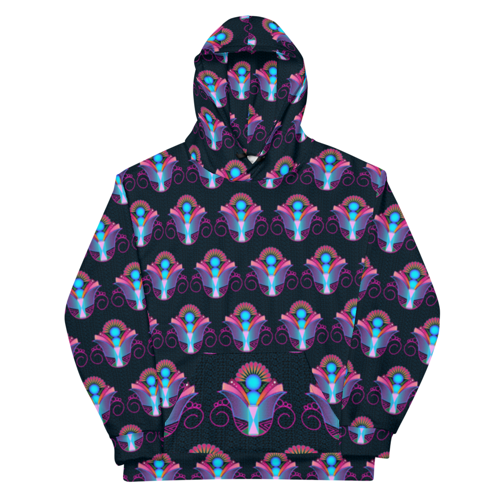 Designed by Shanna All-Over Floral Hoodie