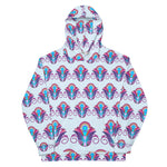 Load image into Gallery viewer, White Unisex Hoodie
